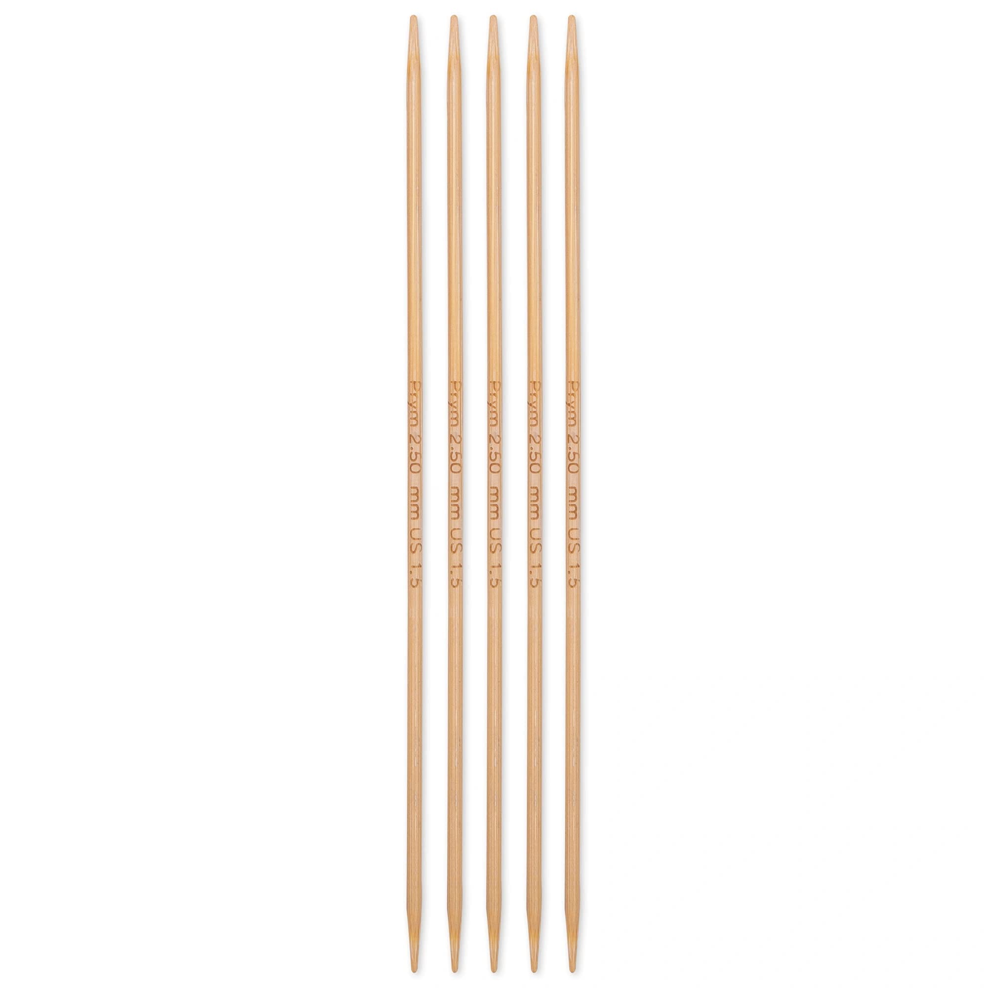prym-1530-bamboo-ferri-a-doppia-punta-15-cm-2-50-mm image 2