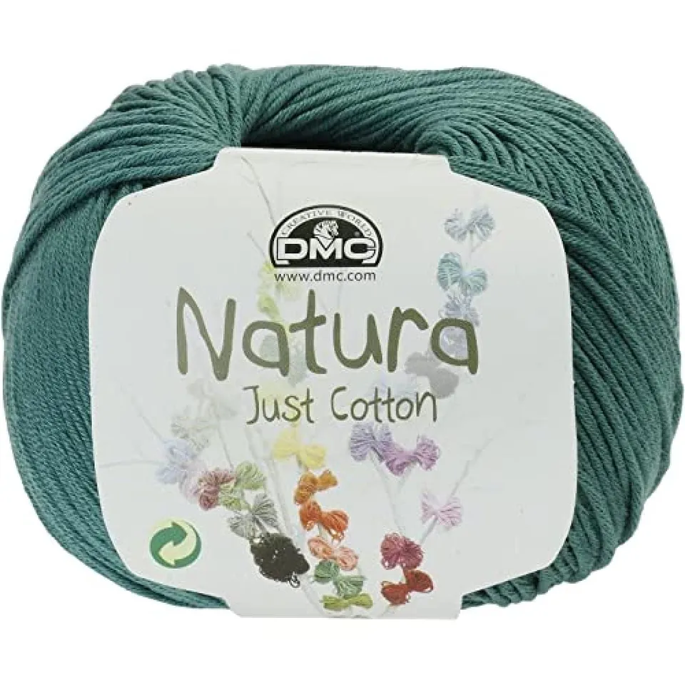 dmc-natura-n54-verde-fumo-filato-100-cotone-4-strati image 1