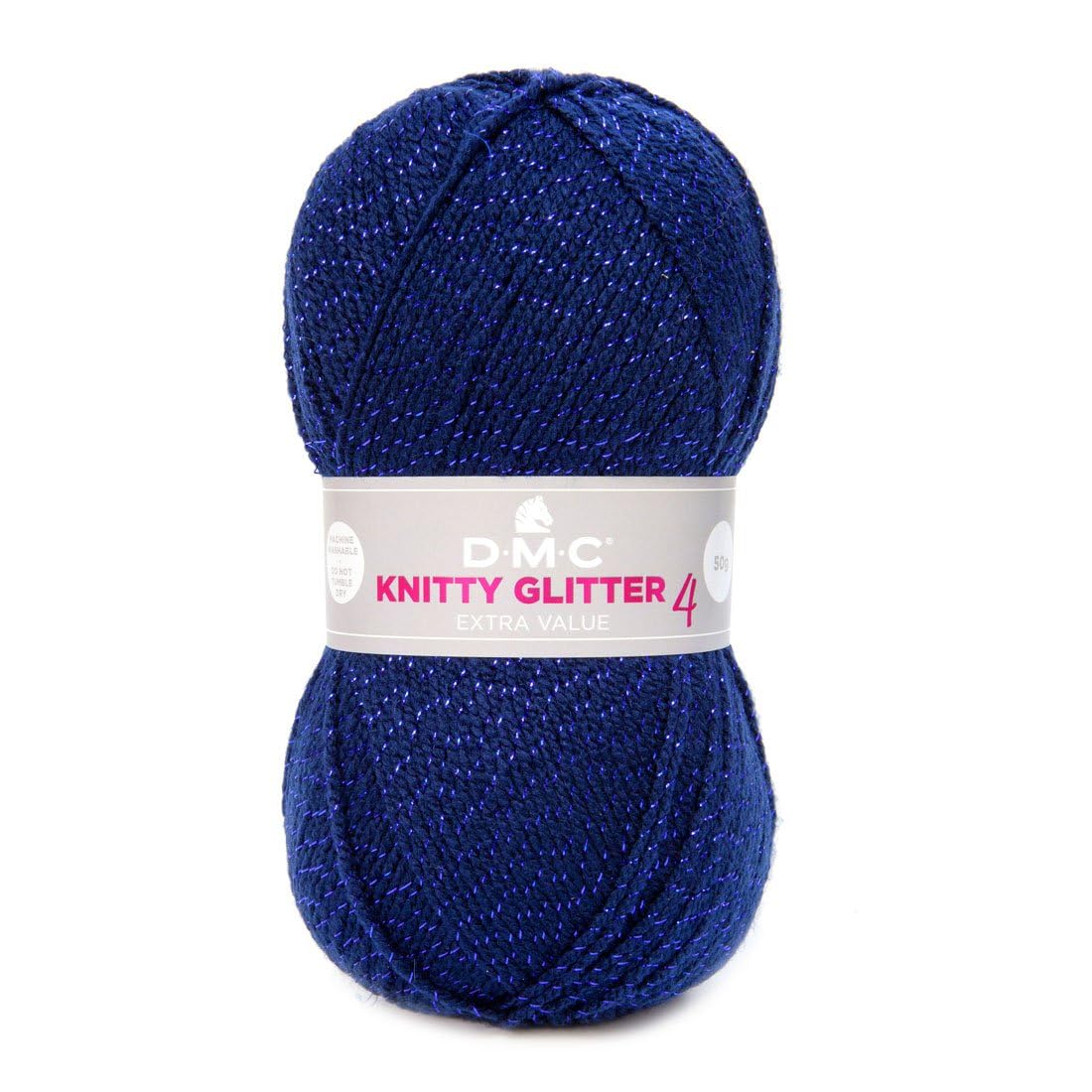 dmc-knitty-4-glitter-filato-acrilico-metallizzato-per-ferri-n-4-50-g-148-m image 2