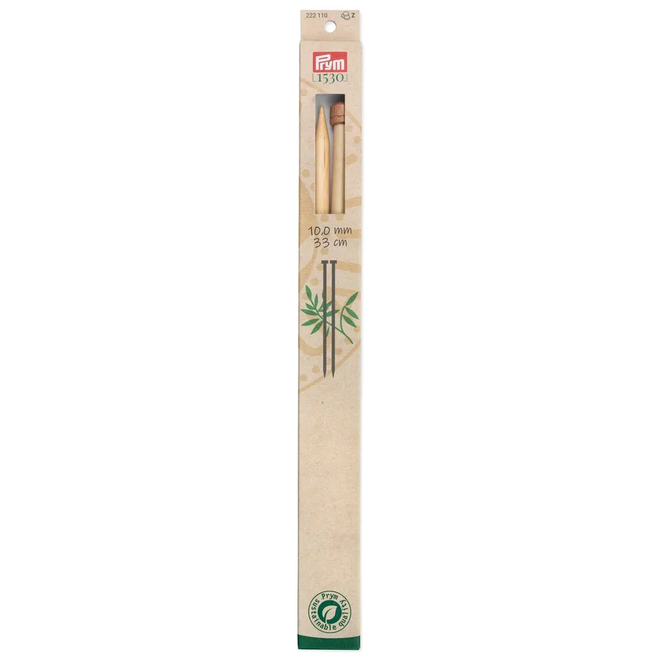 prym-1530-ferri-da-maglia-a-punta-singola-in-bamb-33-cm-10-00-mm-naturale image 1