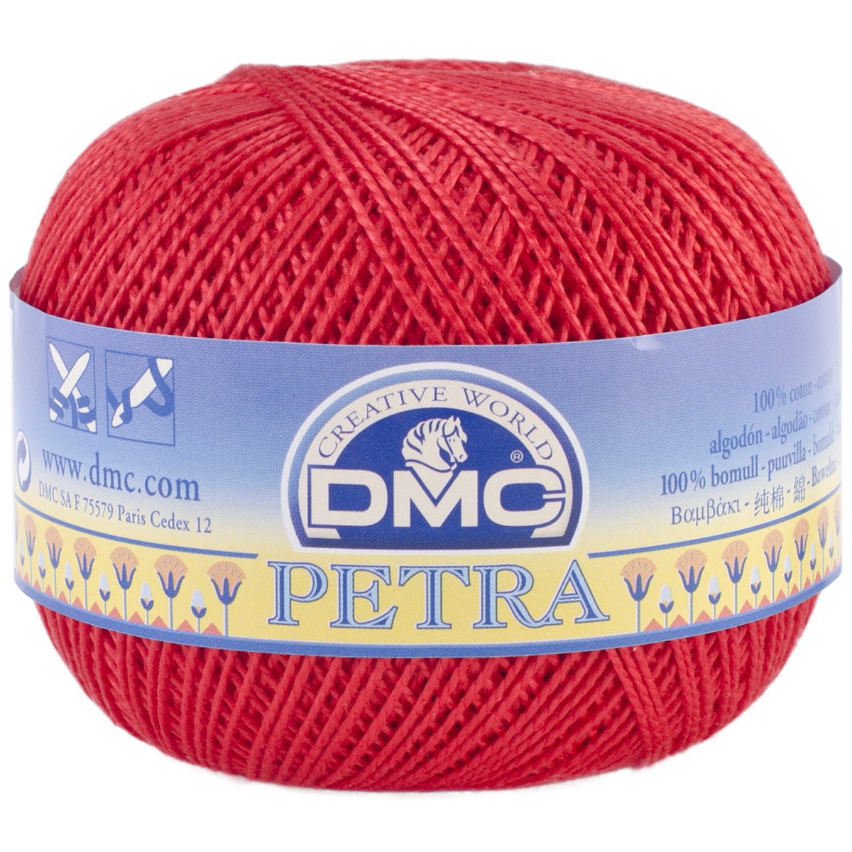 dmc-petra-n-5-filato-cotone-per-uncinetto-100-g image 1