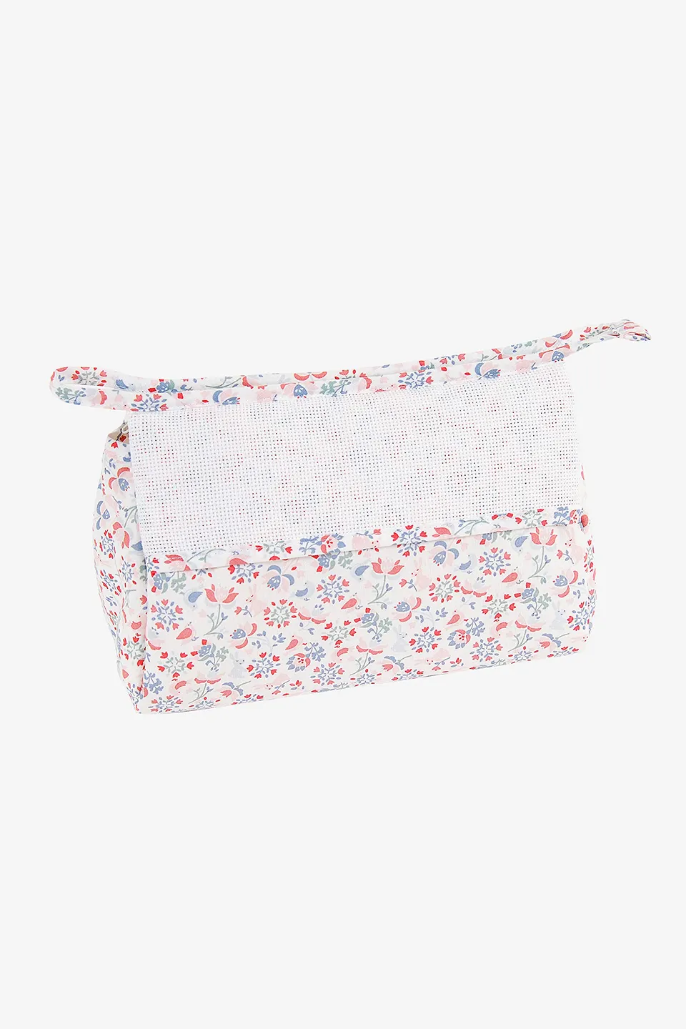 dmc-trousse-da-bagno-folk-in-tela-aida-14ct-da-ricamare-a-punto-croce image 1