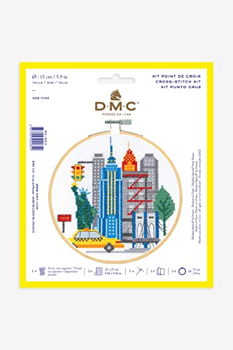 dmc-kit-punto-croce-new-york-con-telaio image 4