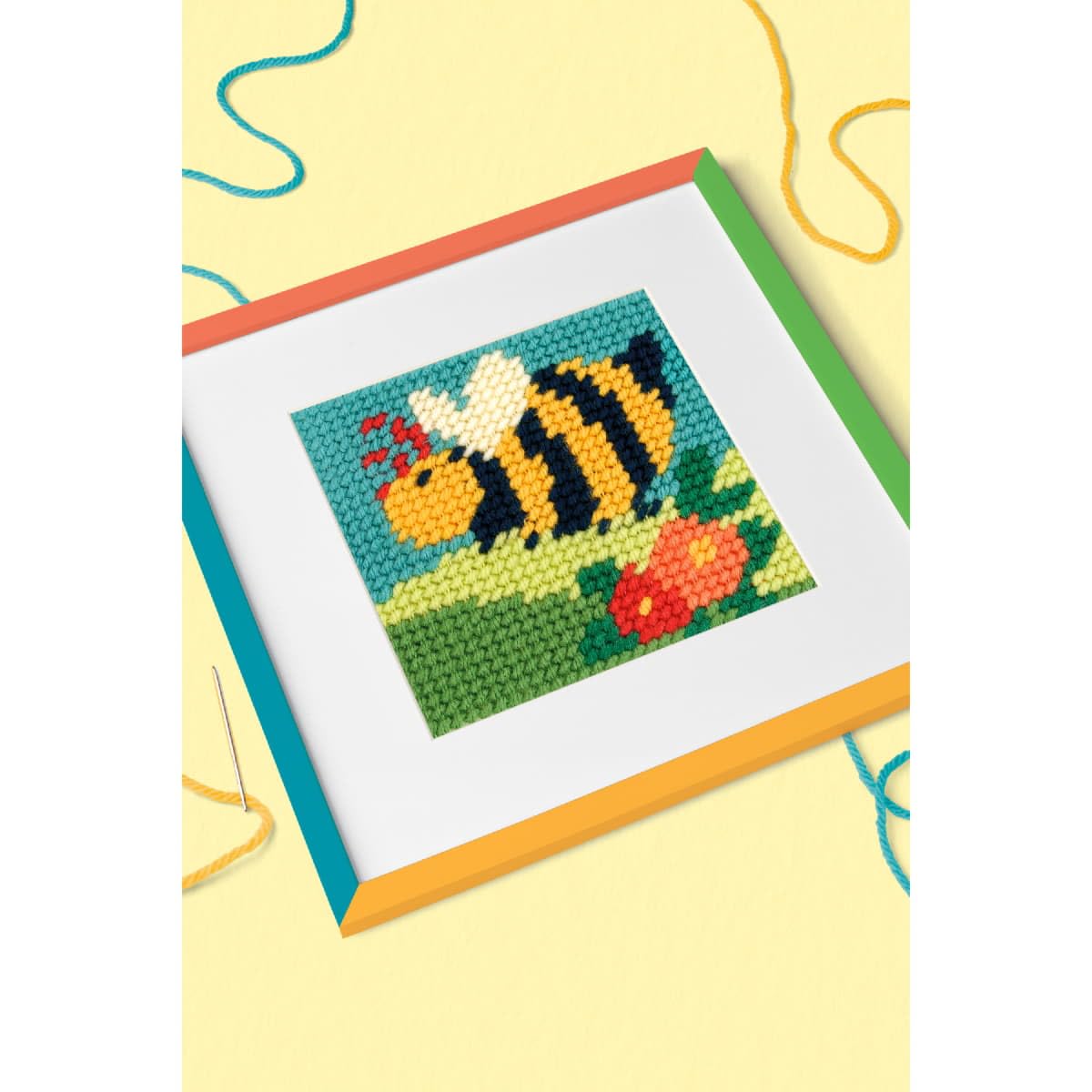 dmc-gift-of-stitch-bertie-l-ape-kit-arazzo-gobelin-facile-per-bambini image 2