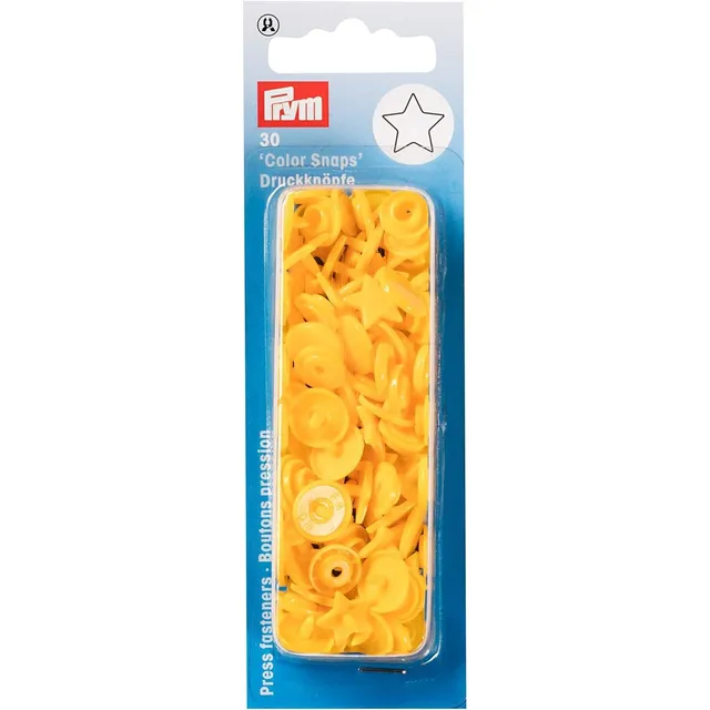 prym-393210-bottone-automatico-color-snaps-stella-plastica-30-set image 1