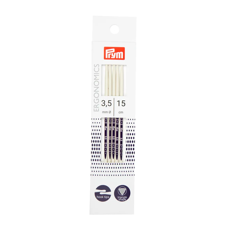 prym-ergonomics-ferri-da-maglia-a-doppia-punta-15-cm-3-50-mm image 1