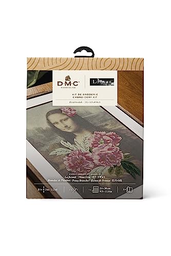 dmc-le-louvre-kit-ricamo-avanzato-gioconda-e-peonie image 6