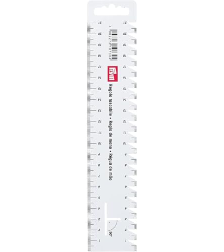 prym-righello-per-sarti-bianco-21-cm-in-plastica image 4