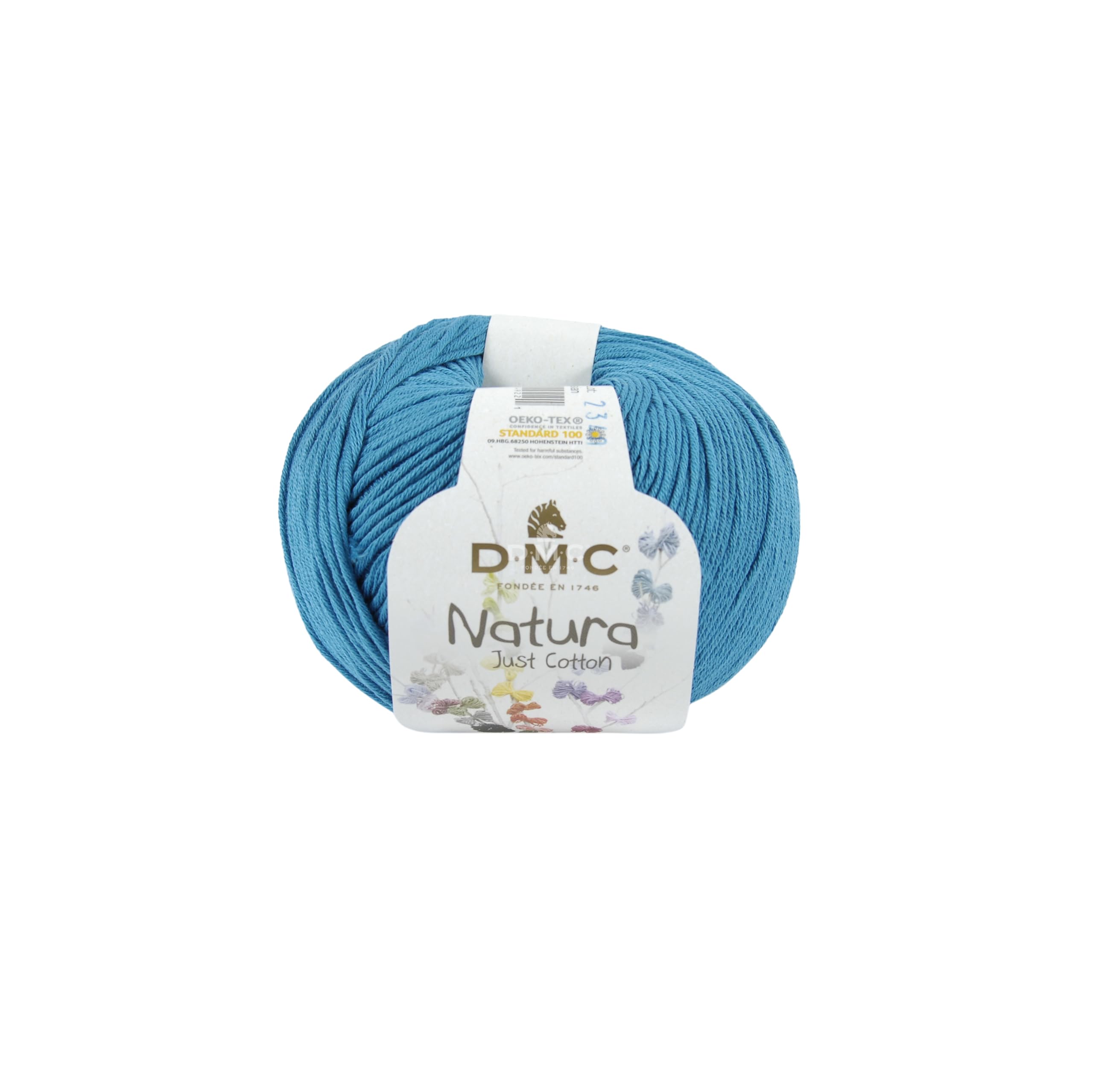 dmc-natura-n64-prussian-gomitolo-100-cotone-finitura-opaca image 1
