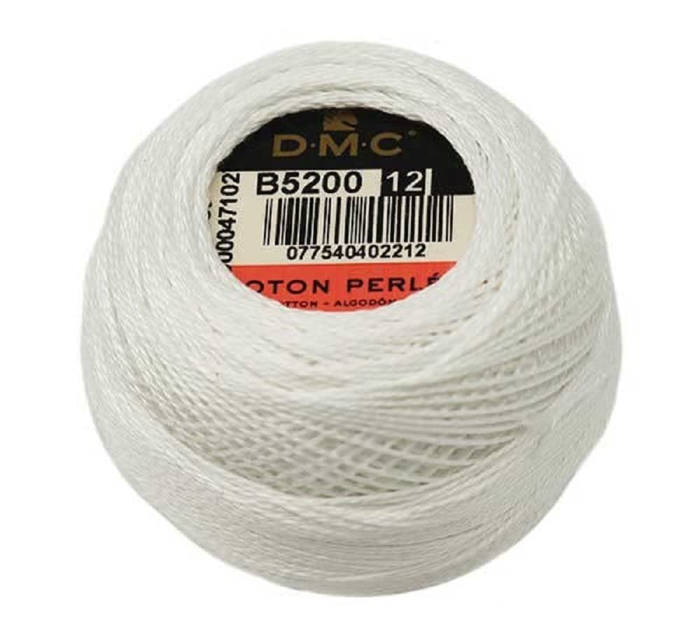 dmc-coton-perl-n-12-dark-garnet-gomitolo-141yd image 4