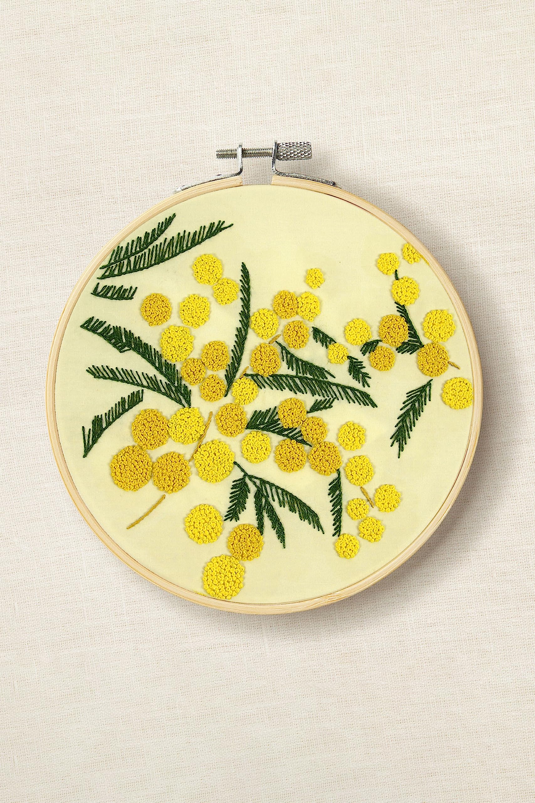 dmc-mimose-di-marie-dominique-procureur-kit-ricamo-facile image 2