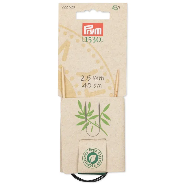 prym-1530-bamb-ferro-da-maglia-circolare-40-cm-2-50-mm-1-ago image 1