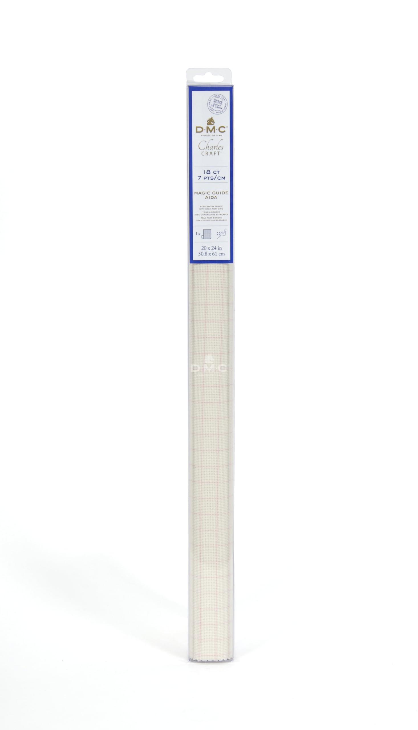 dmc-magic-guide-tessuto-aida-18-count-50-8-x-61-cm-cotone image 1