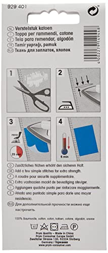 prym-foglio-di-riparazione-termoadesivo-12-x-45-cm-bianco-100-cotone image 7