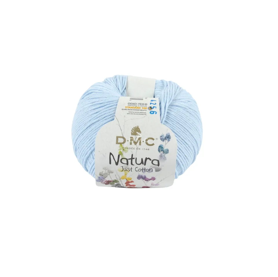 dmc-natura-filato-100-cotone-dk-50g-bleu-layette-n05 image 1