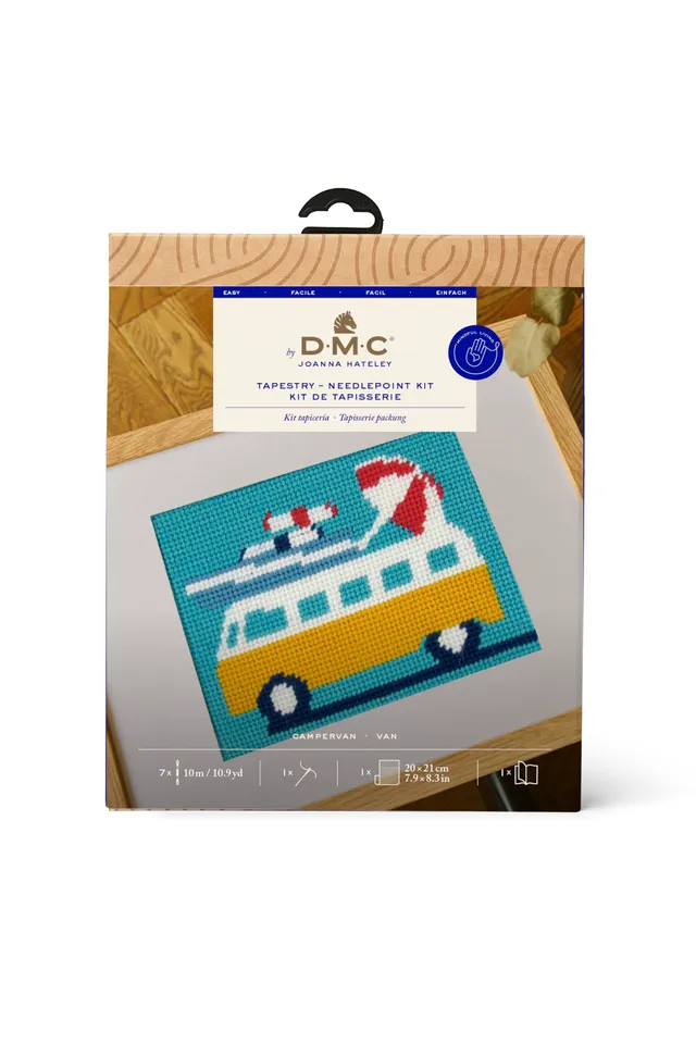dmc-van-di-joanna-hateley-kit-tappezzeria-facile-con-tela-prestampata image 1