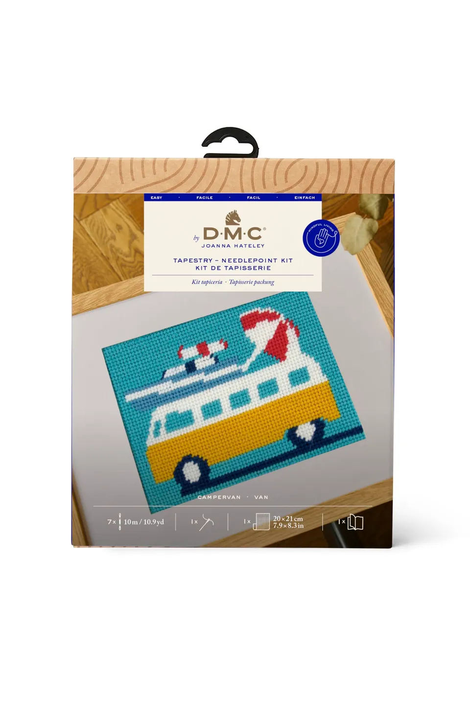 dmc-van-di-joanna-hateley-kit-tappezzeria-facile-con-tela-prestampata image 1