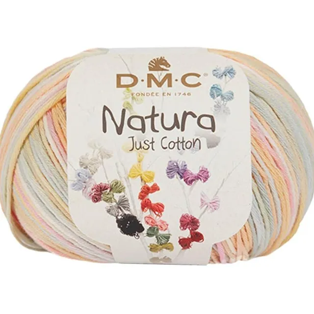 dmc-natura-multicolor-filato-cotone-100-per-uncinetto-e-maglia image 1