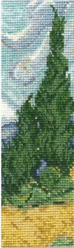 dmc-kit-punto-croce-museale-campi-di-grano-con-cipressi-di-van-gogh-the-national image 2