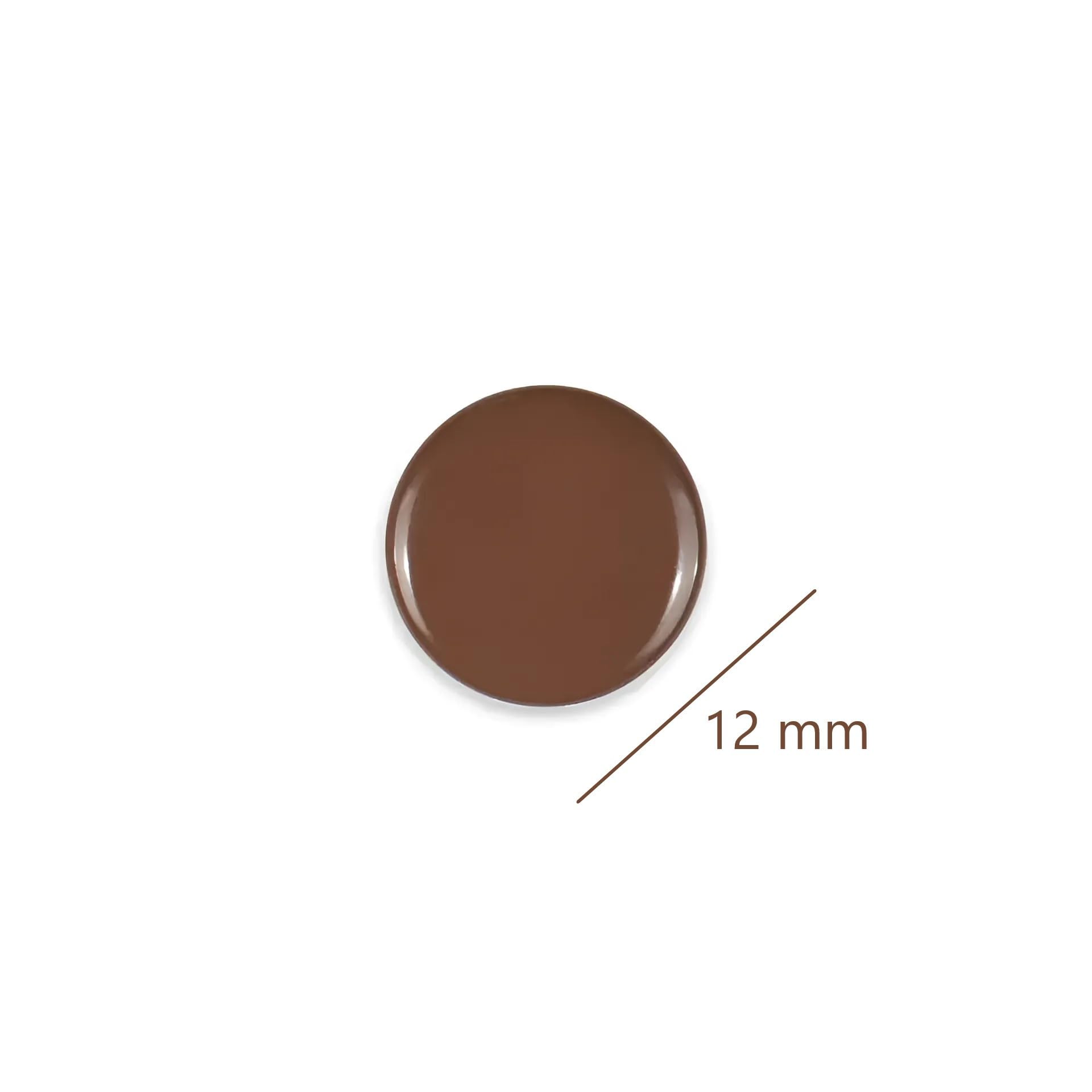 prym-390780-bottoni-automatici-jersey-12-mm-marrone-scuro-compatibili-vario-crea image 3