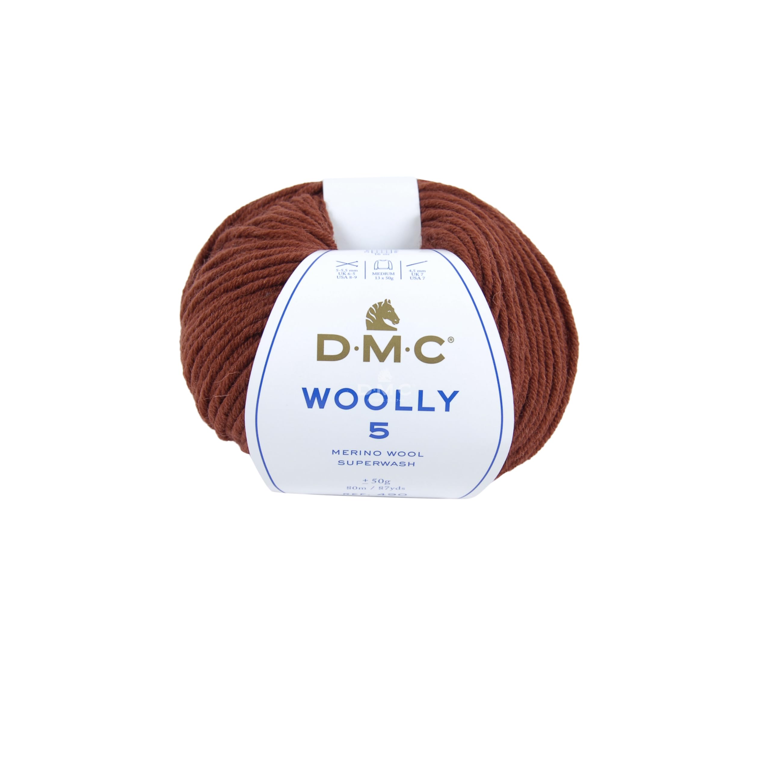 dmc-merino-essentiel-lana-merino-100-nero-50-g-80-m image 5