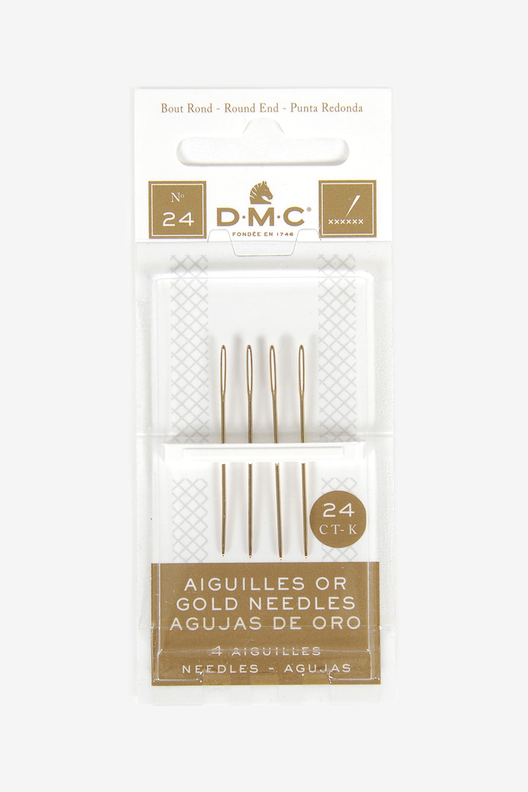 dmc-aghi-oro-tappezzeria-punto-croce-confezione-4-aghi image 1