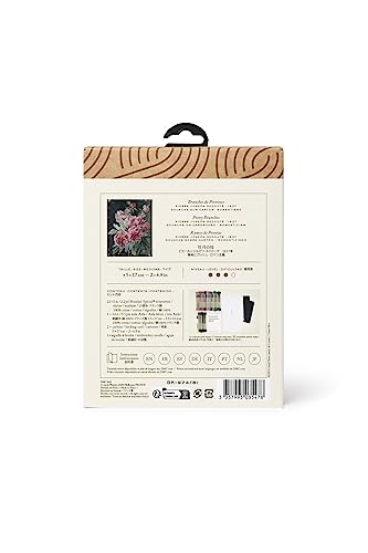 dmc-x-le-louvre-kit-segnalibro-punto-croce-le-peonie-p-j-redout image 8