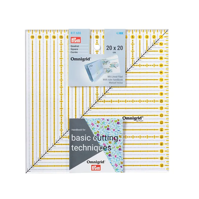 prym-omnigrid-righello-patchwork-quadrato-20-x-20-cm image 1