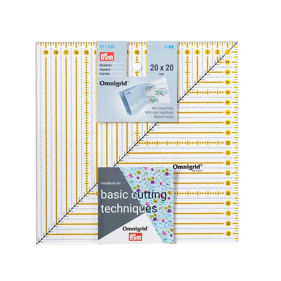 prym-omnigrid-righello-patchwork-quadrato-20-x-20-cm image 1