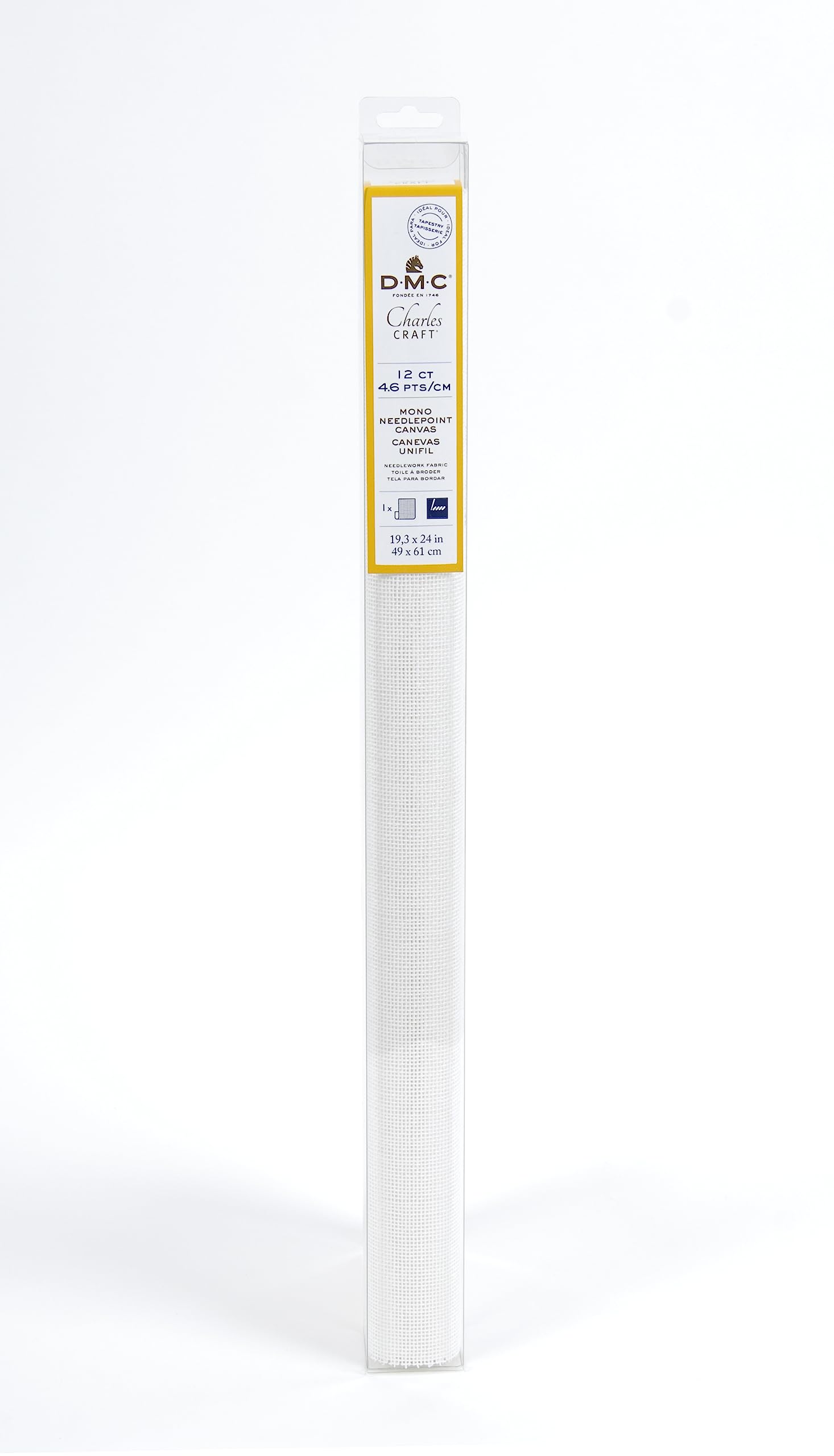 dmc-canovaccio-unifilo-pretagliato-bianco-49x61-cm-12-ct image 1