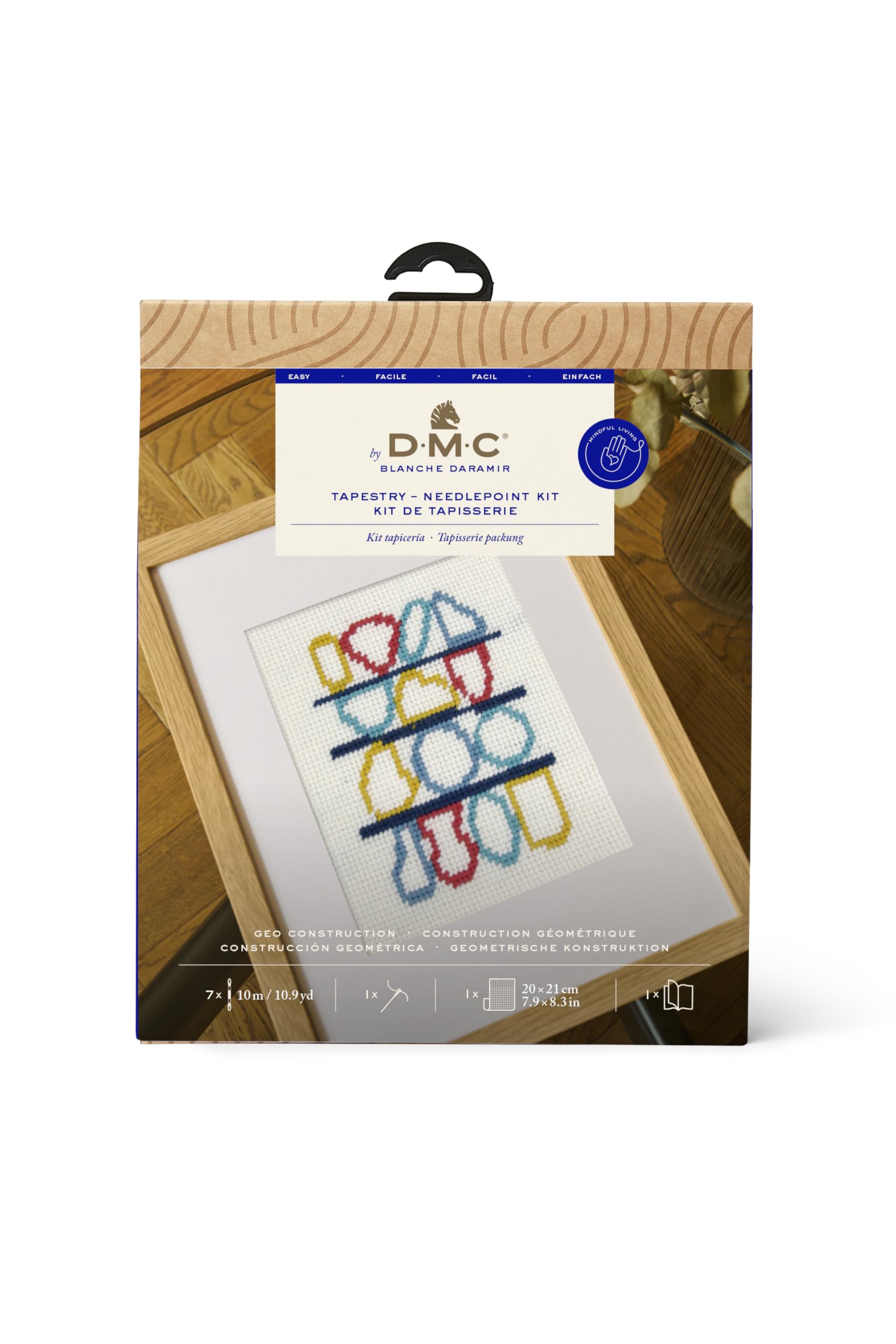 dmc-the-designer-collection-kit-arazzo-campo-di-margherite-jo-aston image 2