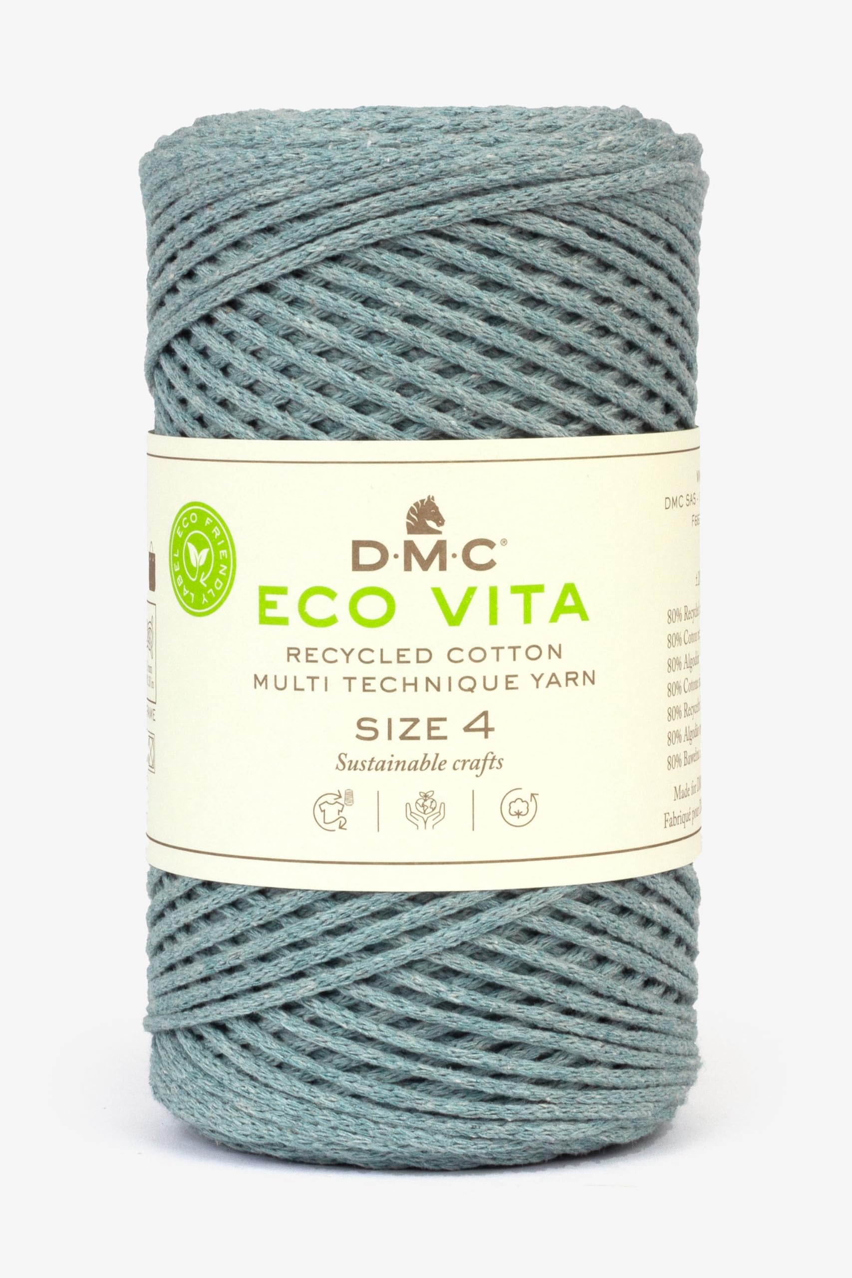 dmc-eco-vita-4-filato-in-cotone-riciclato-250-g-200-m image 6