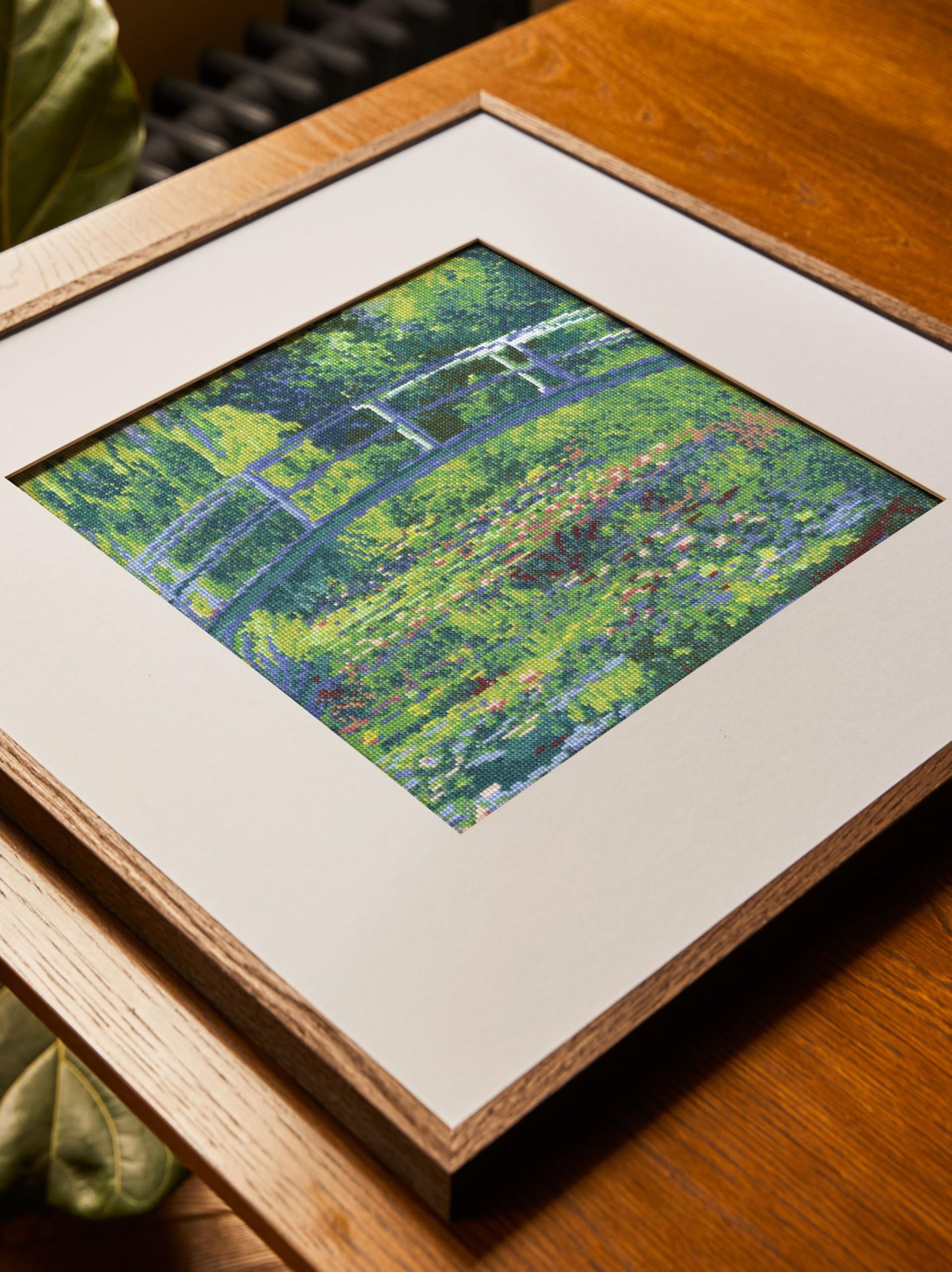 dmc-the-masters-collection-lo-stagno-delle-ninfee-di-monet-kit-punto-croce-avanz image 5