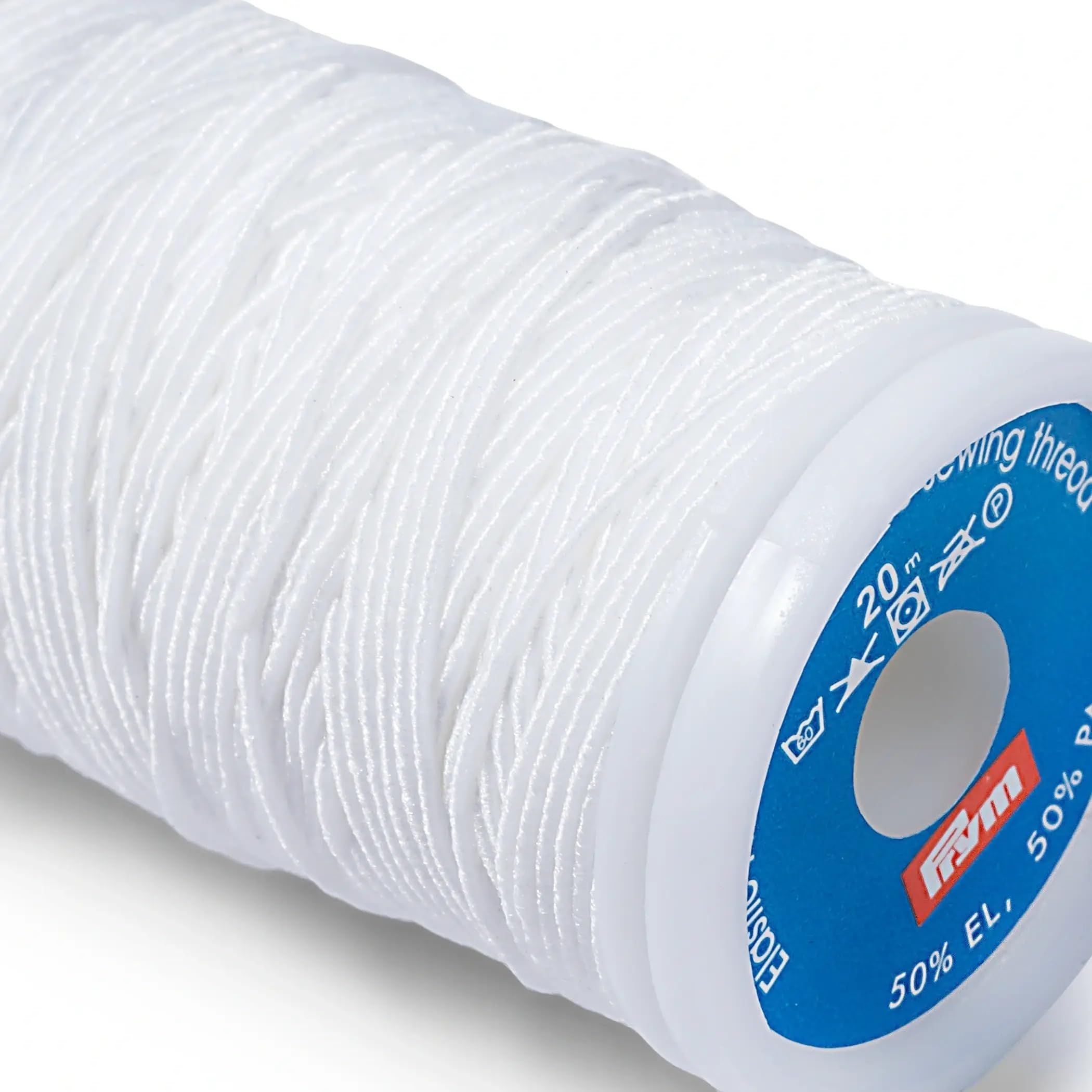 prym-filo-elastico-per-cucito-bianco-20-m-x-0-5-mm image 2