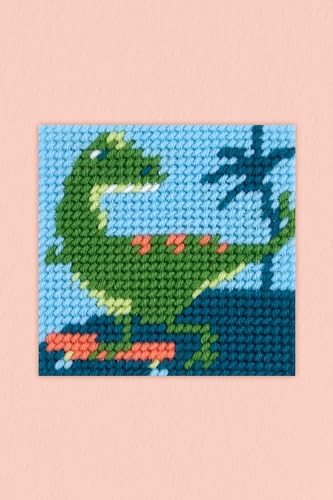 dmc-gift-of-stitch-didier-il-dinosauro-kit-tappezzeria-facile-per-bambini image 4