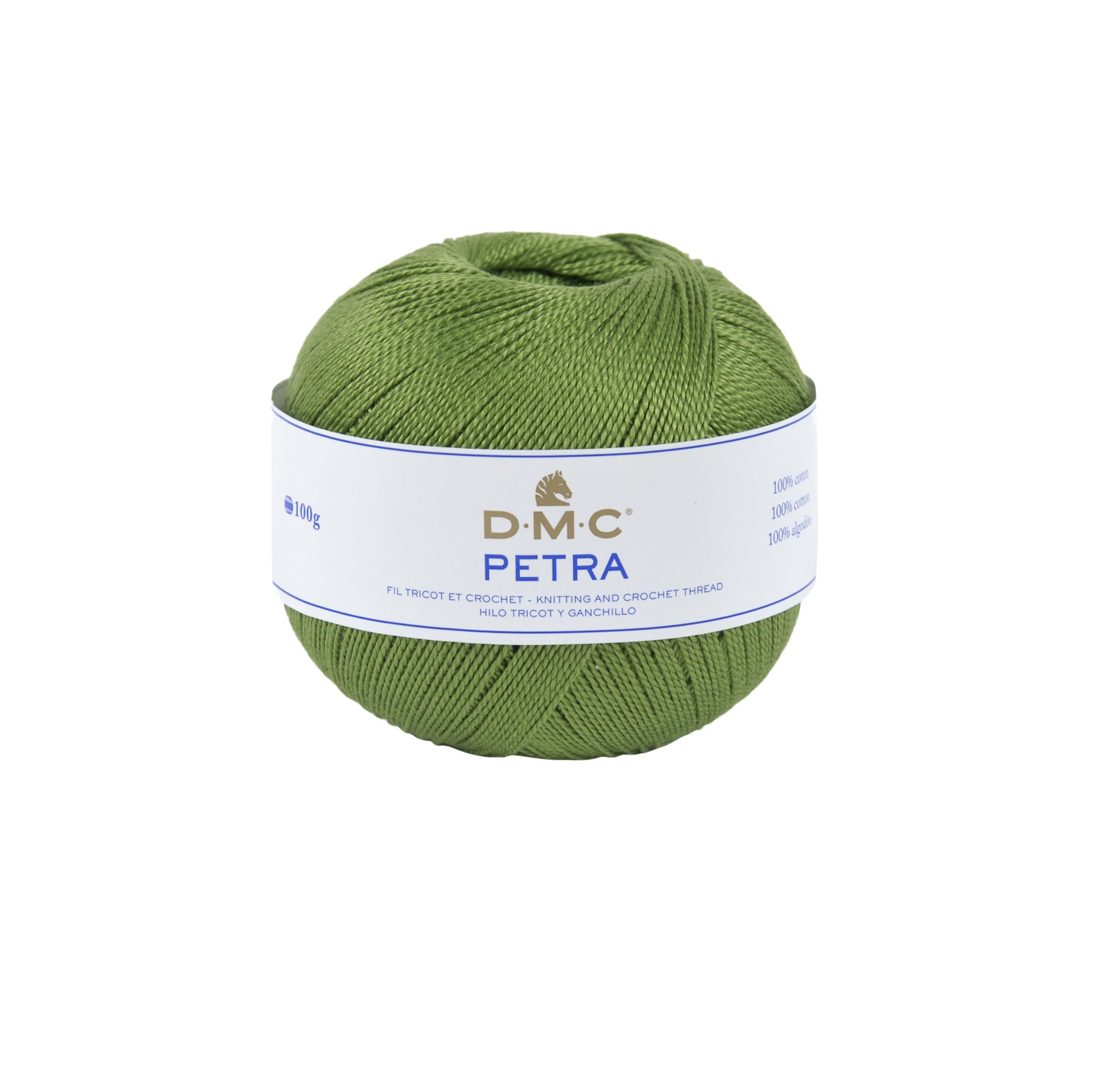 dmc-petra-n-8-filo-cotone-uncinetto-100-g-800-m image 1