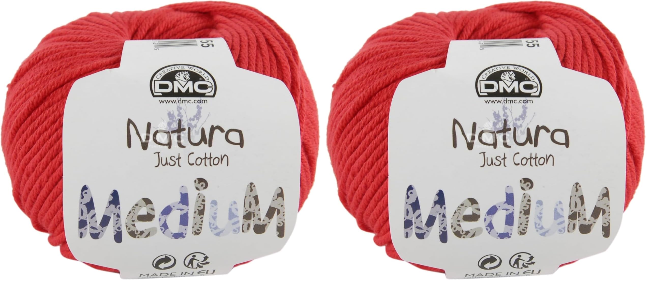 dmc-natura-medium-50-g-75-m-filato-100-cotone-pettinato-per-capi-e-casa image 2