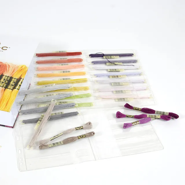 dmc-busta-organizer-in-plastica-per-archetti-da-ricamo-15-posti image 1
