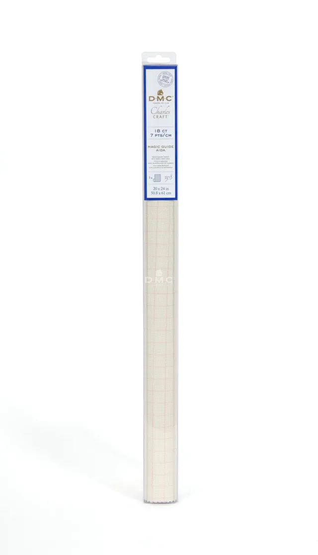 dmc-magic-guide-tessuto-aida-18-count-50-8-x-61-cm-cotone image 1