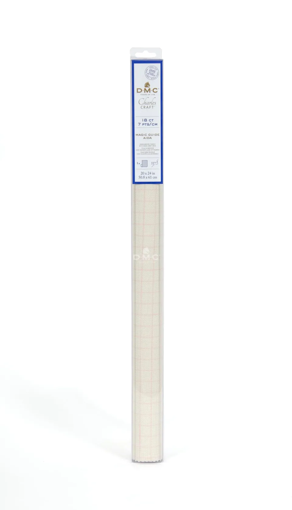 dmc-magic-guide-tessuto-aida-18-count-50-8-x-61-cm-cotone image 1