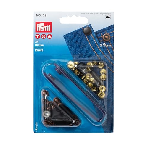 prym-403102-rivetti-in-ottone-9-mm-rame-anticato-24-pezzi image 4