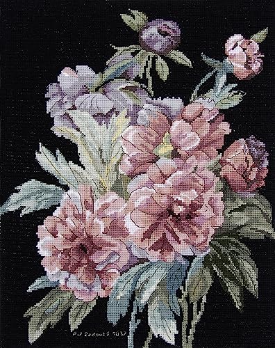 dmc-x-le-louvre-le-peonie-di-p-j-redout-kit-punto-croce-avanzato image 8