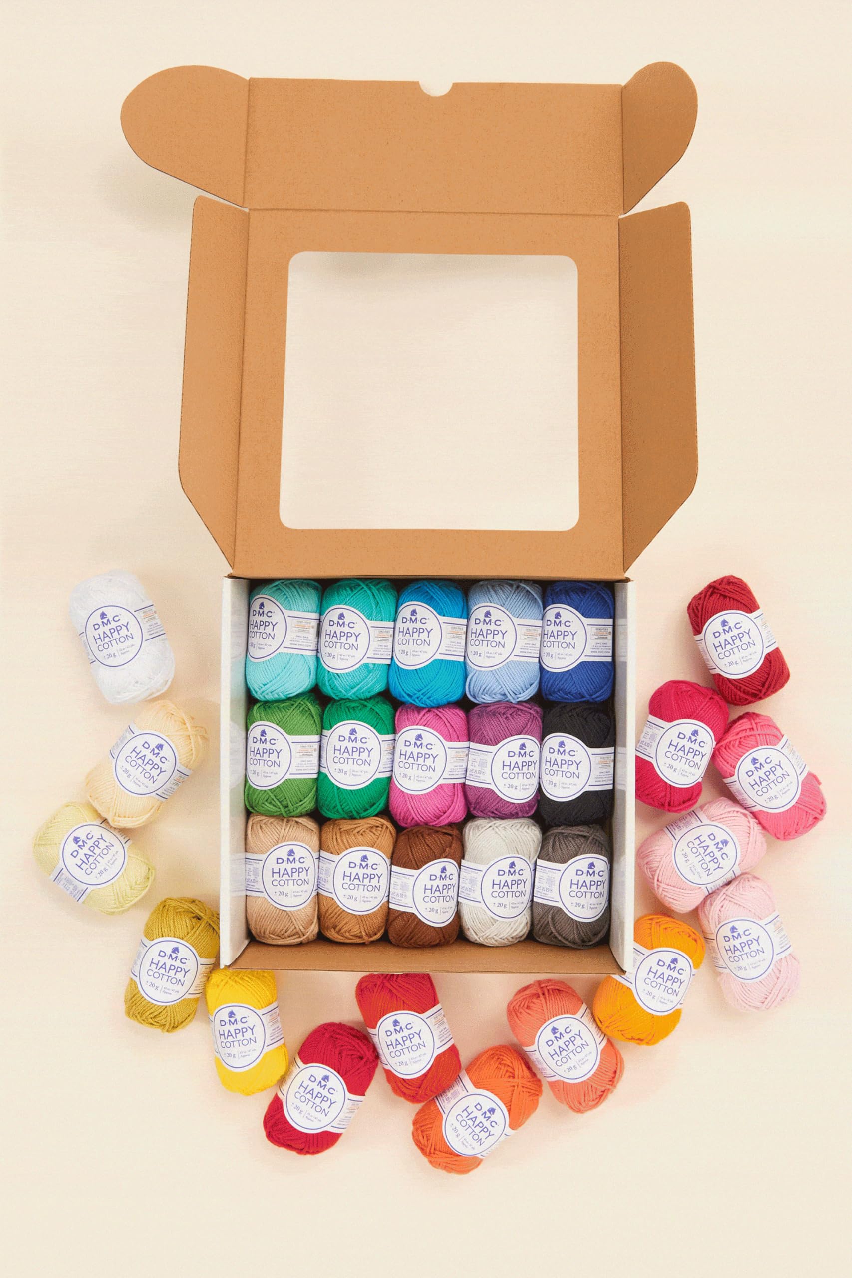 dmc-happy-cotton-set-30-gomitoli-20-g-amigurumi-100-cotone image 3