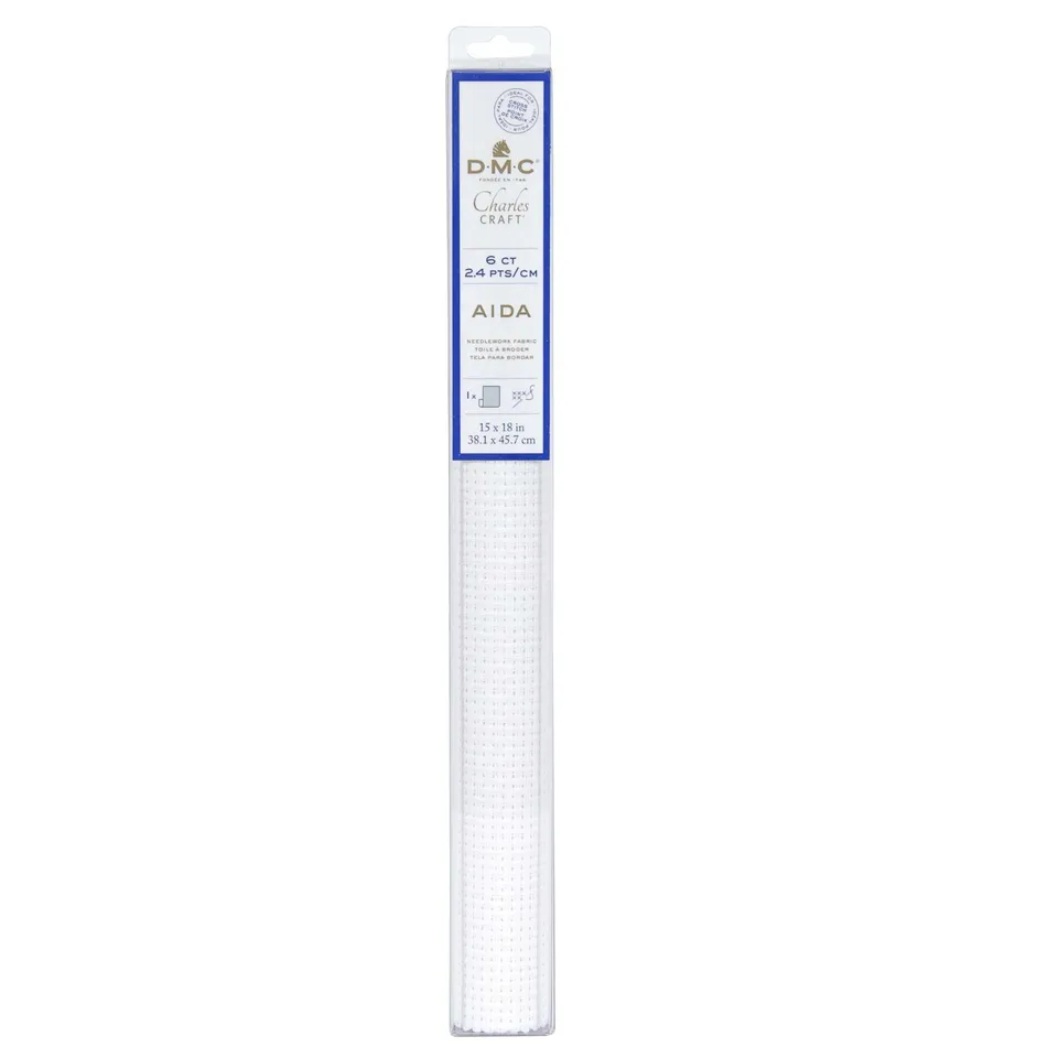 dmc-tela-aida-100-cotone-per-punto-croce image 1