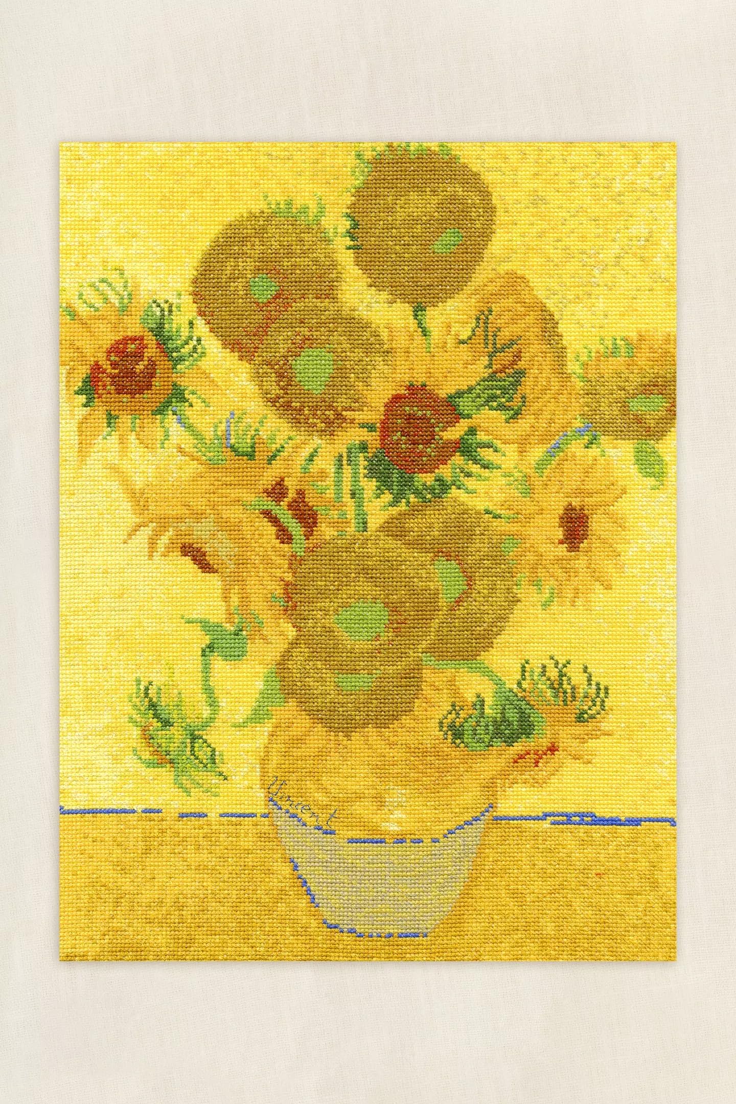 dmc-the-masters-collection-girasoli-di-van-gogh-kit-punto-croce-avanzato-nationa image 3