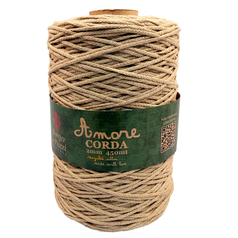 borgo-de-pazzi-corda-2-mm-filato-riciclato-made-in-italy-per-uncinetto-e-macram image 3