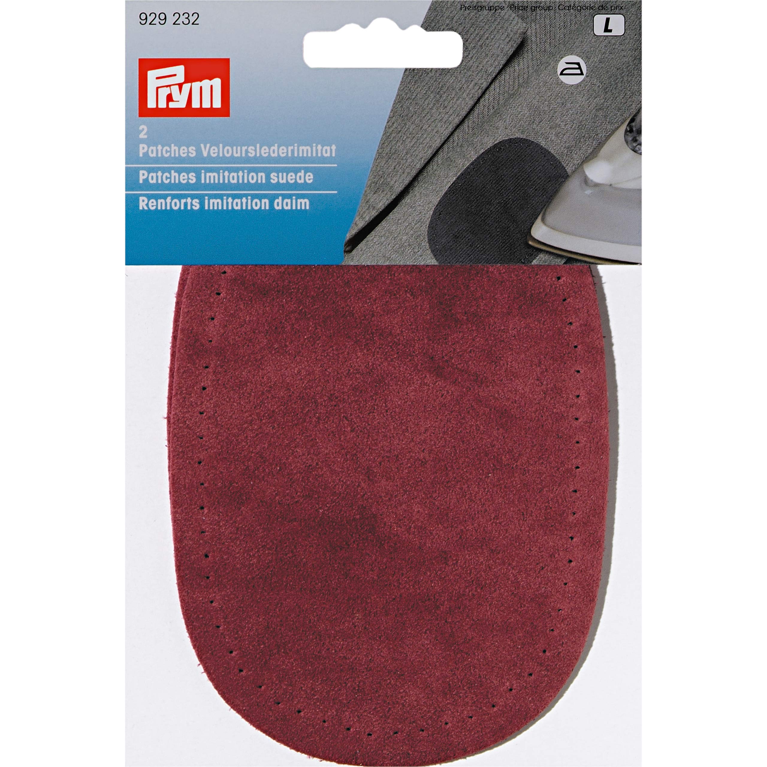 prym-toppe-termoadesive-finto-scamosciato-pois-blu-navy-14-x-10-cm-2-pezzi image 3