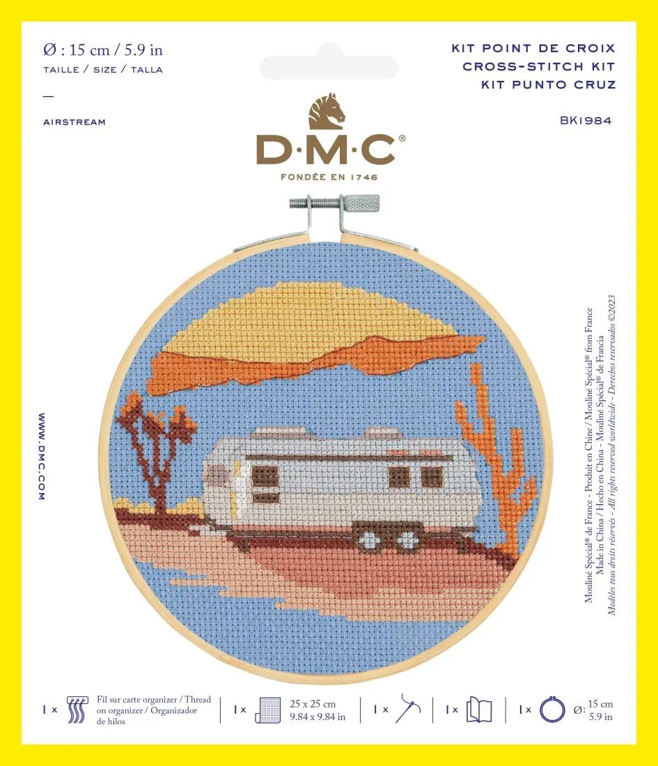 dmc-il-sogno-americano-airstream-kit-punto-croce image 1