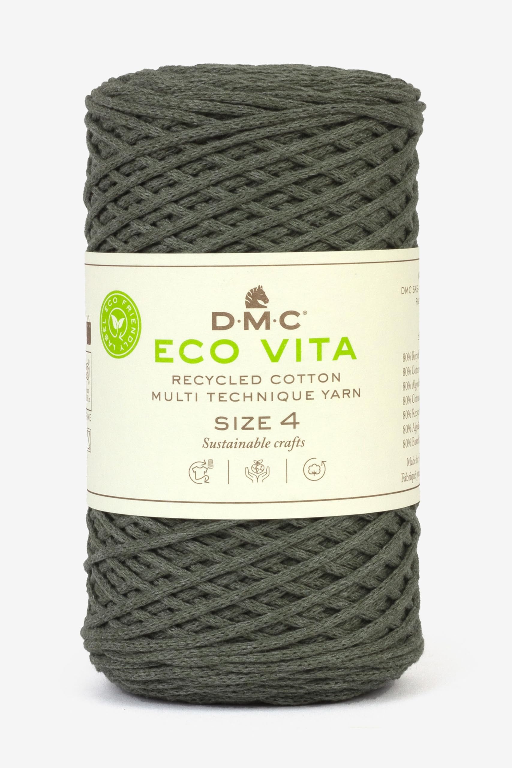 dmc-eco-vita-4-filato-in-cotone-riciclato-250-g-200-m image 3
