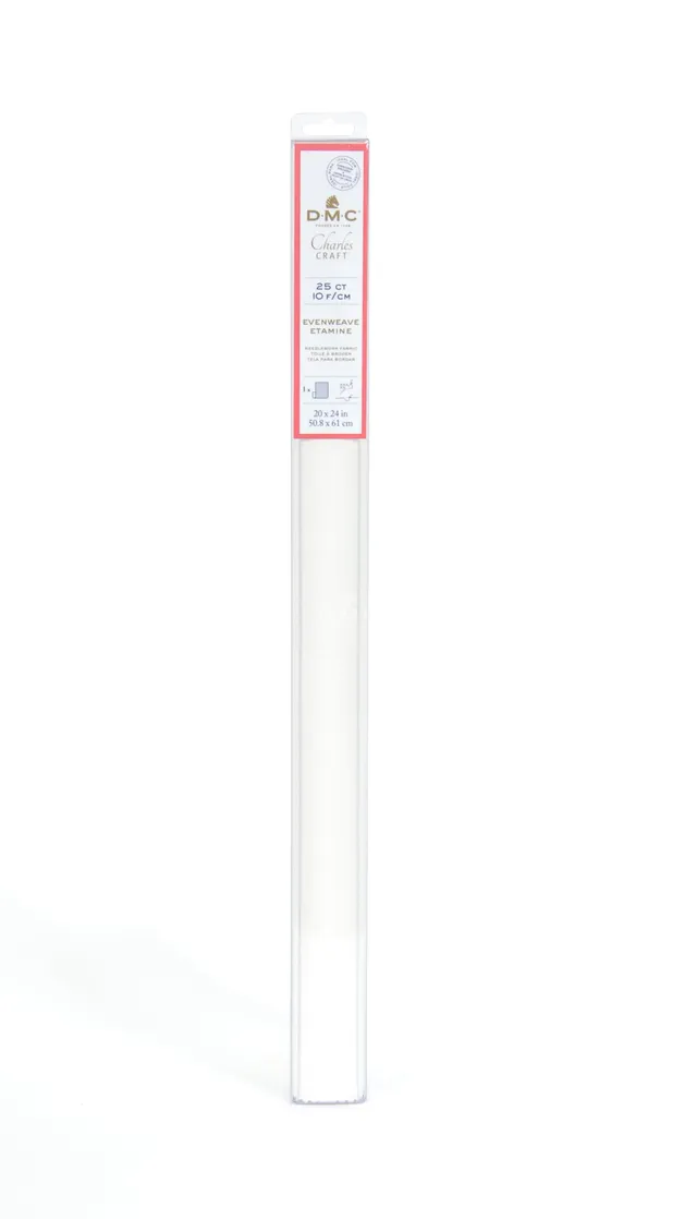 dmc-etamine-tessuto-evenweave-25-punti-50-8-x-61-cm-100-cotone image 1